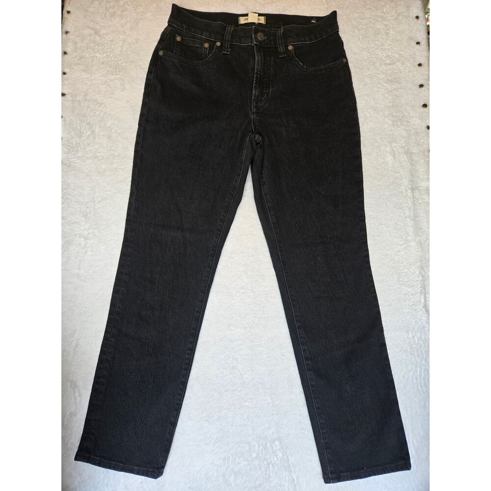Madewell Perfect Vintage Jeans Womens 27 Black Wash Mid Rise